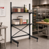 Thumbnail image #2 for Metro SmartLever Stationary Cantilevered Shelving Starter Kit for 30-Inch Wide x 18-Inch Deep Shelves