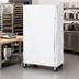 Thumbnail image #2 for Quantum Wire Cart Cover for 24 x 36 x 63 Inch Carts, White Nylon with Velcro Flap