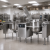 Thumbnail image #2 for Crown DLTM-80-2 Twin 80 Gallon Direct Steam Tilting Mixer Kettle