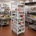 Thumbnail image #2 for Channel Manufacturing CSR-99M Mobile Full-Size Heavy-Duty Aluminum Can Rack for #5 and #10 Cans