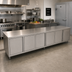 Thumbnail image #2 for John Boos 144-Inch x 36-Inch Enclosed Work Table with Cabinet Base and 3 Hinged Door Sets