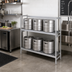 Thumbnail image #2 for Fermod 2-Shelf Aluminum Keg Rack, 6-Keg Capacity, 59 x 18 x 57 Inches