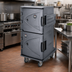 Thumbnail image #3 for Cambro Camtherm Tall Profile Hot Holding Cabinet with Celsius Thermometer, Granite Gray
