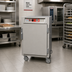 Thumbnail image #2 for Metro C5 6 Series Half-Height Mobile Heated Holding Cabinet, Solid Doors, 17-Pan Capacity, 120V