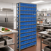 Thumbnail image #2 for Quantum Heavy-Duty Stationary Wire Shelving Unit with 72 Bins, 36 x 12 x 75 Inches