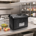 Thumbnail image #2 for Deluxe Insulated Catering Delivery Bag, 22 x 13 x 16 Inches, Black