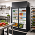 Thumbnail image #2 for True TRM2M 2-Door Medium Temp Self-Contained Glass Door Refrigerated Merchandiser
