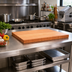 Thumbnail image #2 for Boos Block American Cherry Edge Grain Kitchen Countertop, 48 x 30 x 2-1/4 Inch, Varnique Finish