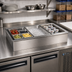 Thumbnail image #2 for Atlas Metal WIC-5 5-Pan Insulated Iced Cold Drop-In Food Well