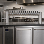 Thumbnail image #2 for Micro Matic USA Metropolis METRO-H-14PSSKR 14-Faucet Countertop Glycol-Cooled Draft Beer Tower, Dual-Column Polished Stainless Steel