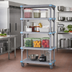 Thumbnail image #2 for Millenia Mobile Polymer Shelving Starter Unit, Gray, 54