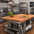 Thumbnail image #2 for Boos Block American Cherry Full-Length Rail Edge Grain Kitchen Countertop, 60 x 48 x 3 Inch, Penetrating Oil Finish