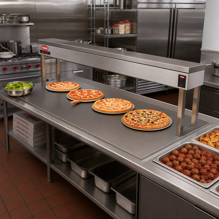 Product image #2 for Hatco Glo-Ray Built-In Heated Shelf with Flush Top, 73-1/2" x 31-1/2" Surface, Hardcoat Aluminum