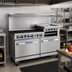 Thumbnail image #2 for Imperial Pro Series 60-Inch Gas Restaurant Range with 6 Open Burners, 24-Inch Griddle, Standard Oven and Cabinet Base