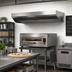 Thumbnail image #1 for Omcan USA Stainless Steel Exhaust Hood for Pizza Oven Models 40635 & 40636