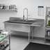 Thumbnail image #2 for Sapphire Manufacturing 3-Compartment Sink with Right Drainboard, 74-1/2 Inch Wide