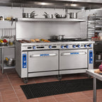 Thumbnail image #2 for Imperial (Middleby) Pro Series IR-G72-CC 72-Inch Commercial Gas Griddle Range with 3/4-Inch Griddle and Two Convection Ovens