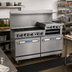 Thumbnail image #2 for Imperial Pro Series 60-Inch Gas Restaurant Range with 2 Open Burners, 48-Inch Griddle, Standard Oven, and Open Cabinet Base