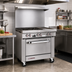 Thumbnail image #2 for Southbend S-Series 36-Inch Gas Restaurant Range with 2 Open Burners, 24-Inch Griddle, and Standard Oven