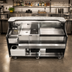 Thumbnail image #2 for Top Shelf 66-Inch Mobile Bar with Hand Sink, Ice Chest, Bottle Well, Drainboard and Speed Rail