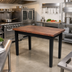 Thumbnail image #3 for John Boos Blended American Black Walnut Wood Top Work Table, 60 x 30 x 34-3/4 Inches