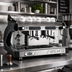 Thumbnail image #2 for CBC Royal Traditional Synchro 2 2-Group Semi-Automatic Commercial Espresso Machine with Volumetric Touchpad