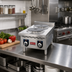 Thumbnail image #2 for Omcan Countertop Electric Hot Plate, 15-Inch, 2-Burner Solid Top, 208V