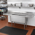 Thumbnail image #2 for Advance Tabco Special Value Series 2-Compartment Fabricated Sink with Left and Right Drainboards, 96-Inch x 30-Inch