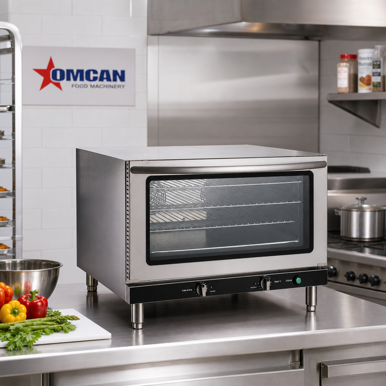 Product image #2 for Omcan USA Full-Size Countertop Electric Commercial Convection Oven, 3.53 Cu. Ft., 220V