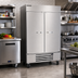 Thumbnail image #2 for Beverage-Air Horizon Series Two-Section Reach-In Refrigerator with Solid Hinged Doors, 46.15 Cu. Ft., Bottom-Mounted Refrigeration