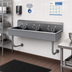 Thumbnail image #2 for Advance Tabco FS-WM-60-ADA 60-Inch Wall-Mounted 3-Station Multiwash Hand Sink