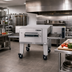 Thumbnail image #2 for Lincoln Impinger Low Profile Single-Stack Electric Conveyor Oven Package with Stand and Casters
