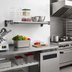 Thumbnail image #2 for Cambro Camshelving Elevation Series 18 x 42 Inch Vented Wall Shelf Kit, Brushed Graphite