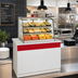 Thumbnail image #2 for Federal Industries Countertop Curved-Glass Heated Food Merchandiser, 47-Inch, 2-Tier, Stainless Steel