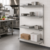 Thumbnail image #2 for Eagle Group 4-Tier Add-On Wire Shelving Unit, 48W x 18D x 63H, Stainless Steel Finish