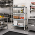 Thumbnail image #2 for MetroMax Q Stationary 4-Shelf Starter Polymer/Wire Shelving Unit, 24