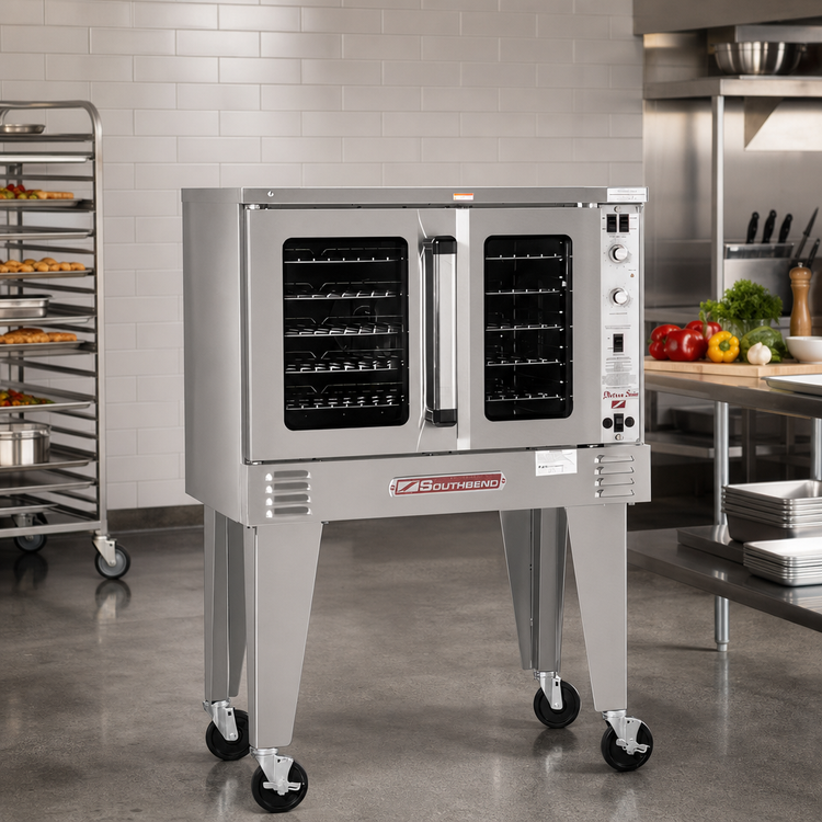 Product image #2 for Southbend Platinum PCG50S/S Full-Size Single Deck Gas Convection Oven, 50,000 BTU, Standard Controls