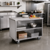 Thumbnail image #2 for Randell Custom & Serving RAN ST-3S Mobile Modular Utility Worktop Serving Station with Open Storage Base, 36 x 30 Inch