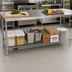 Thumbnail image #2 for Quantum 72 Inch x 21 Inch Chrome Plated Wire Shelf, 600-800 lb. Capacity