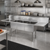 Thumbnail image #2 for John Boos B Series 3-Compartment Stainless Steel Sink with Left and Right Drainboards