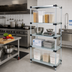 Thumbnail image #2 for Quantum 24-Inch W x 18-Inch D x 63-Inch H Stationary Solid Shelving Starter Kit with 4 Shelves