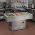 Thumbnail image #2 for Atlas Metal WCMX-4 4-Pan Full-Size Remote Refrigeration Drop-In Cold Well