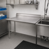 Thumbnail image #2 for Eagle Group Straight Clean Dishtable, 48 x 30 Inch, Right-to-Left, 8 Inch Backsplash
