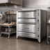 Thumbnail image #2 for Blodgett Double-Deck Gas Deck Oven with 42 x 32 Inch Deck Interiors