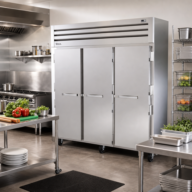 Product image #2 for True SPEC SERIES 3-Section Reach-In Refrigerator with Solid Swing Doors