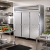 Thumbnail image #2 for True SPEC SERIES 3-Section Reach-In Refrigerator with Solid Swing Doors