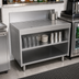 Thumbnail image #2 for Glastender Underbar Drainboard Cabinet Base, Open Front, 36 Inch W x 24 Inch D