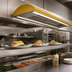 Thumbnail image #2 for Hatco Glo-Ray® Curved Lighted Infrared Strip Heater, 30-Inch, Aluminum, 458 Watts