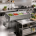 Thumbnail image #2 for Randell RCP-1 Drop-In Wrapped Coldwall Refrigerated Cold Pan, 1 Full-Size Pan, 115V