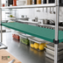 Thumbnail image #2 for QuadPlus 48 Inch x 24 Inch Solid Green Polymer Shelf Mat